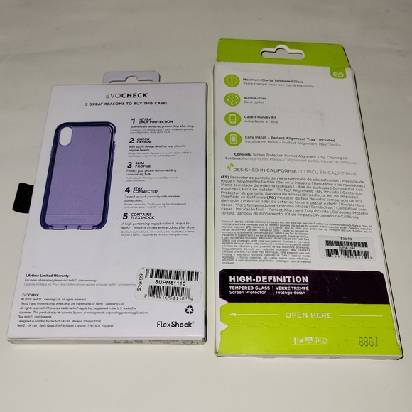 iPhoneTech21 EVOCheck Case & PureGear HD Screen Protector for iPhone XR 6.1" - Picture 4 of 4